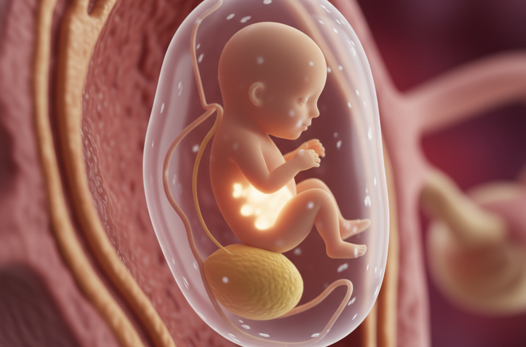 حجم الجنين ونموه خلال شهور الحمل كاملة